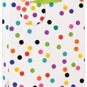 Large Gift Bag - Bright Dots Design, W260 x H321 x D121mm