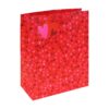 Large Gift Bag with Mini Hearts for Valentine's Day