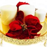 Large Gold Plated Paan Dan Tray