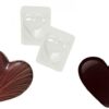 Large Heart-Shaped Chocolate Mold for Cake Decoration and Crafting