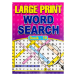 Large Print A4 Word Search Book Collection - 64 Pages Across 4 Titles