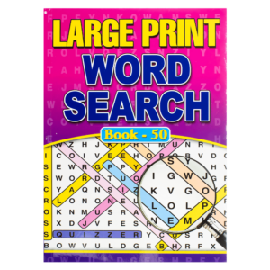 Large Print A4 Word Search Book Collection - 64 Pages Across 4 Titles