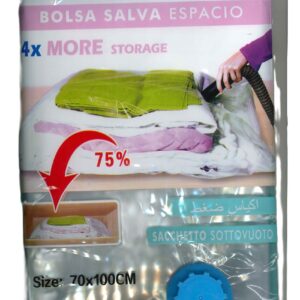 Large Scented Vacuum Storage Bag 70 x 100cm - Space Saving Design