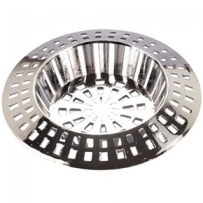 Large Silver Plastic Sink Strainer