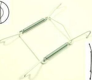 Large Wall Hanger Holder Stand with Wire Spring Plate, Size No. 3 (9.5 - 14 inches) - 1 Piece