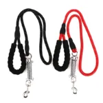 **Lead Rope**: The leash is made from durable rope, providing strength and reliability