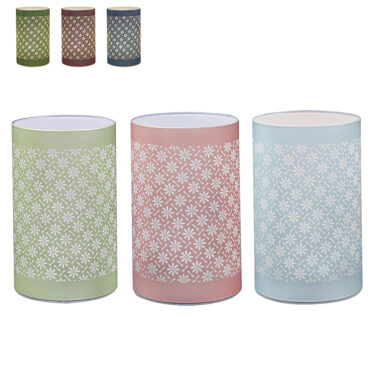 LED Flower Lamp, Set of 3 Assorted