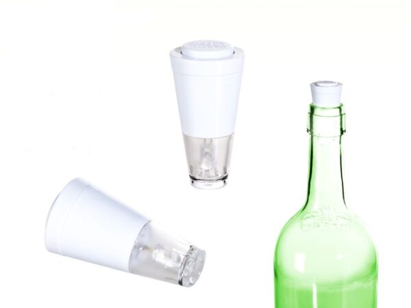 LED-Illuminated Plastic Wine Bottle Stopper