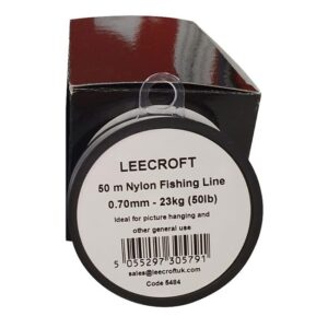 LEECROFT 0.7MM Nylon Fishing Line - 23KG / 50LB, 50M Length