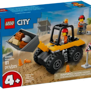 LEGO City Construction Wheel Loader 60450 - Yellow Vehicle Set