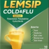 Lemsip Lemon Cold & Flu Sachets Pack of 10