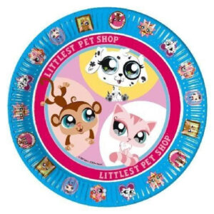 Littlest Pet Shop Plates, 8-Pack