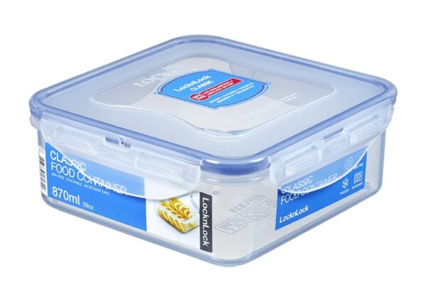 LOCK & LOCK 870ML SQUARE STORAGE CONTAINER