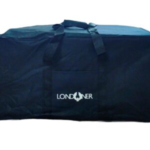 LONDONER Black Oversized Wheeled Travel Duffel Bag - 78 x 40 x 42 cm