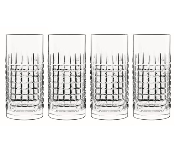 LUIGI BORMIOLI MIXOLOGY HIGHBALL GLASSES 480ML SET OF 4