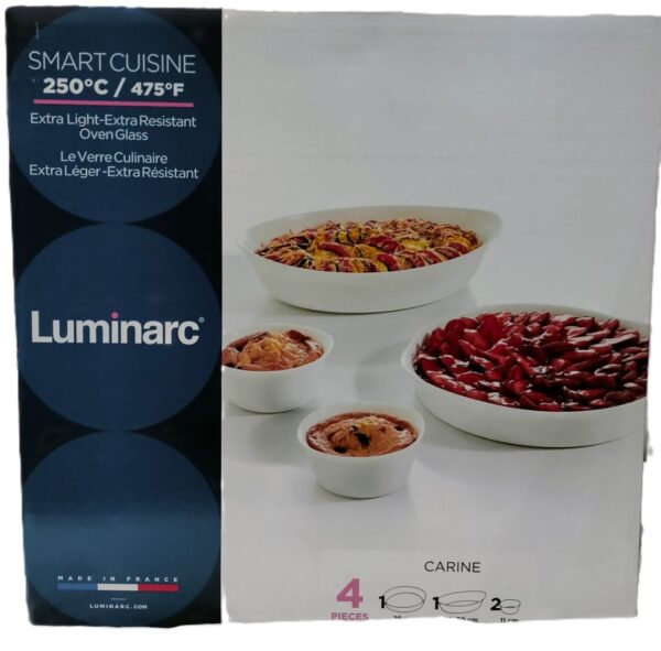 Luminarc Carine Smart Cuisine 4-Piece Serving Set