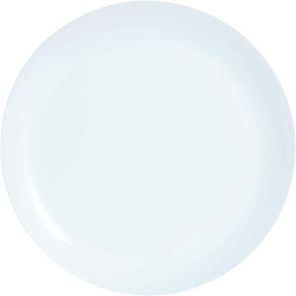 LUMINARC DIWALI WHITE 27CM DESSERT/SIDE PLATES, PACK OF 6