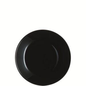 LUMINARC ZELIE 18CM BLACK DESSERT PLATE