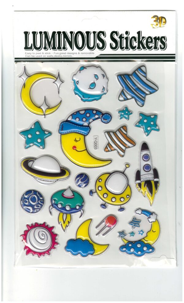 Luminous Stickers with Various Designs