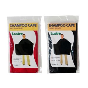 Lustre Shampoo Cape with Hook and Loop Fastener