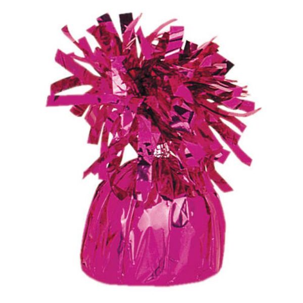 Magenta Foil Balloon Weight by Unique Party