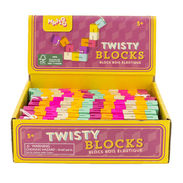 MAJIGG Twisty Blocks, 100% FSC™ Certified CDU