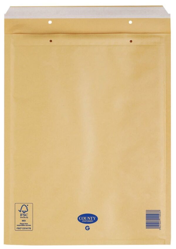 Manilla Bubble Mailers - Size G 230 x 340mm