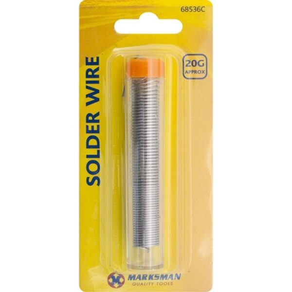 Marksman Soldering Wire 20g typically refers to a spool or roll of soldering wire weighing 20 grams. This solder is used in electronics and electrical work to join metal...