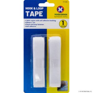 MASKSMAN White Hook and Loop Fastener 20mm x 1m