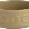 Mason Cash Cane Dog Lettered Pet Bowl, 18cm / 1.2L