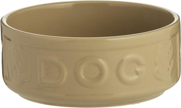 Mason Cash Cane Dog Lettered Pet Bowl, 18cm / 1.2L