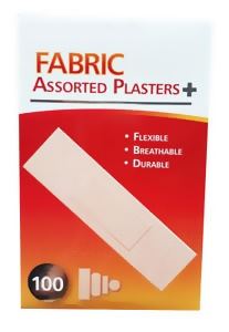 MASTER PLAST 100 Assorted Fabric Bandages