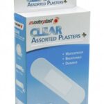 MASTER PLAST 100-Pack Assorted Clear Bandages