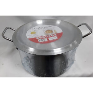 MASTERCOOK 30CM / 12.5L ALUMINUM CASSEROLE WITH LID, SIZE NO. 6