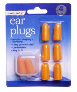 MASTERPLAST 4 Pairs of Ear Plugs