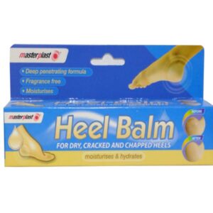 Masterplast Heel Balm is a foot care product designed to treat and relieve dry, cracked heels and feet. The balm typically comes in a 70g tube and contains ingredients that help...