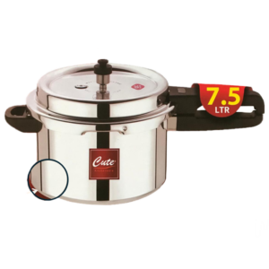 **Material**: Made from aluminum, this pressure cooker is lightweight and offers good thermal conductivity, ensuring even heat distribution for cooking