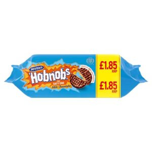 McVitie's Chocolate Hobnobs 262g, Case of 15