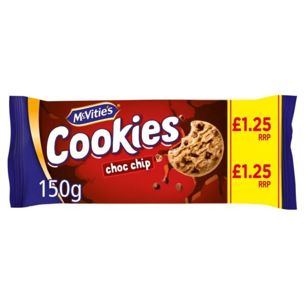 McVitie's Chunky Chocolate Chip Cookies 150g