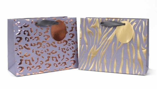 Medium Animal Print Gift Bag - Dimensions: 23cm x 18cm x 10cm