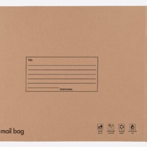 Medium Eco Kraft Mailing Bags - 240mm x 320mm x 60mm