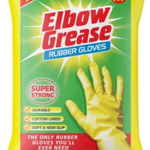 Medium Elbow Grease Rubber Gloves - 1 Pair