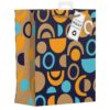 Medium Gift Bag with Block Shapes Design - Size: W215 x H265 x D100mm