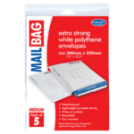 Medium Mail Bag Retail Packs - 240 x 320mm, Set of 5