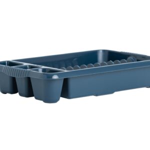 Medium Navy Blue Dish Drainer by WHAM CASA