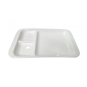 Melamine Rectangular 3-Compartment Plate / Thali