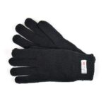 Men's Black Knitted Gloves with Thinsulate, Pack of 12
