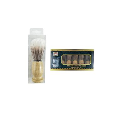 Men's Shaving Brush with a Wooden Handle