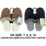 Men's Suede Slip-On House Shoes