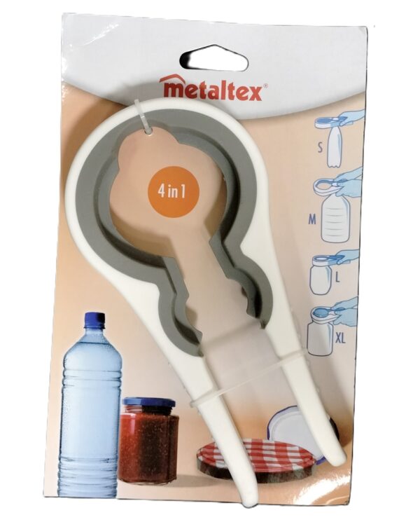 METALTEX ADJUSTABLE JAR AND BOTTLE OPENER